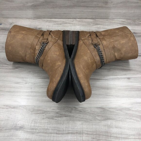 Coconuts by Matisse Boots Women's 8.5 Berriman Brown Pull On Shoes - Picture 6 of 11